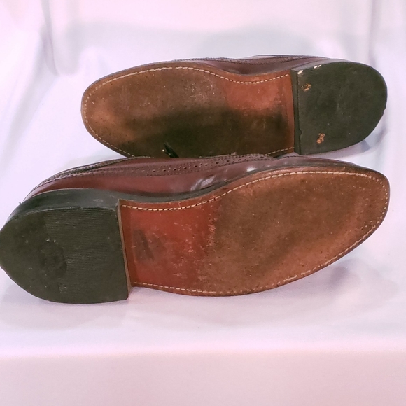 Vintage 80s Dexter Longwing Wingtip marked 9.5C - Picture 5 of 6